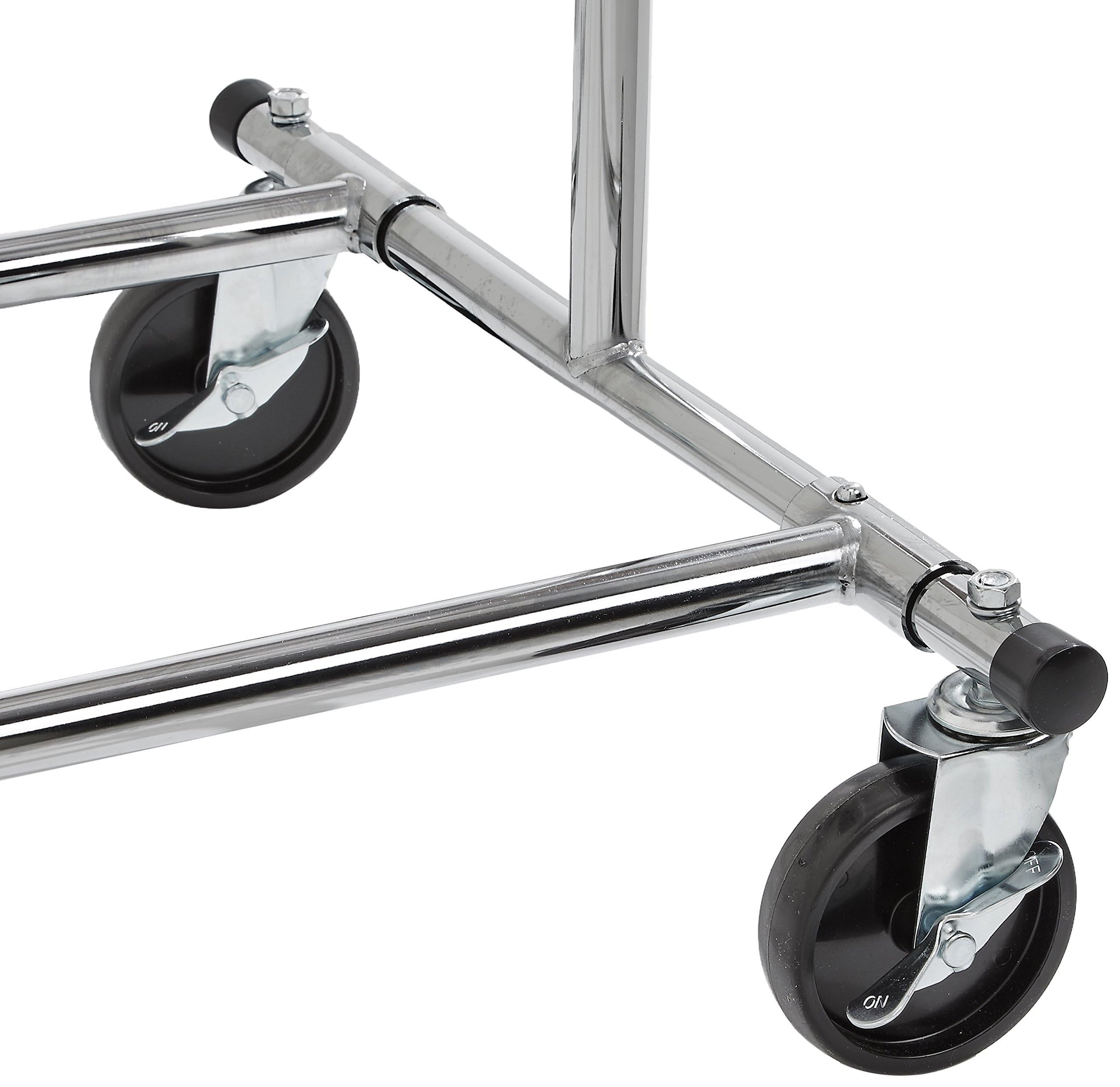 Amazon｜Amazonベーシック ハンガーラック 衣類用 キャスター付き 金属